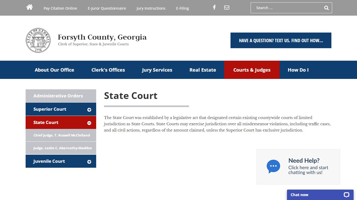 State Court - forsythclerk.com
